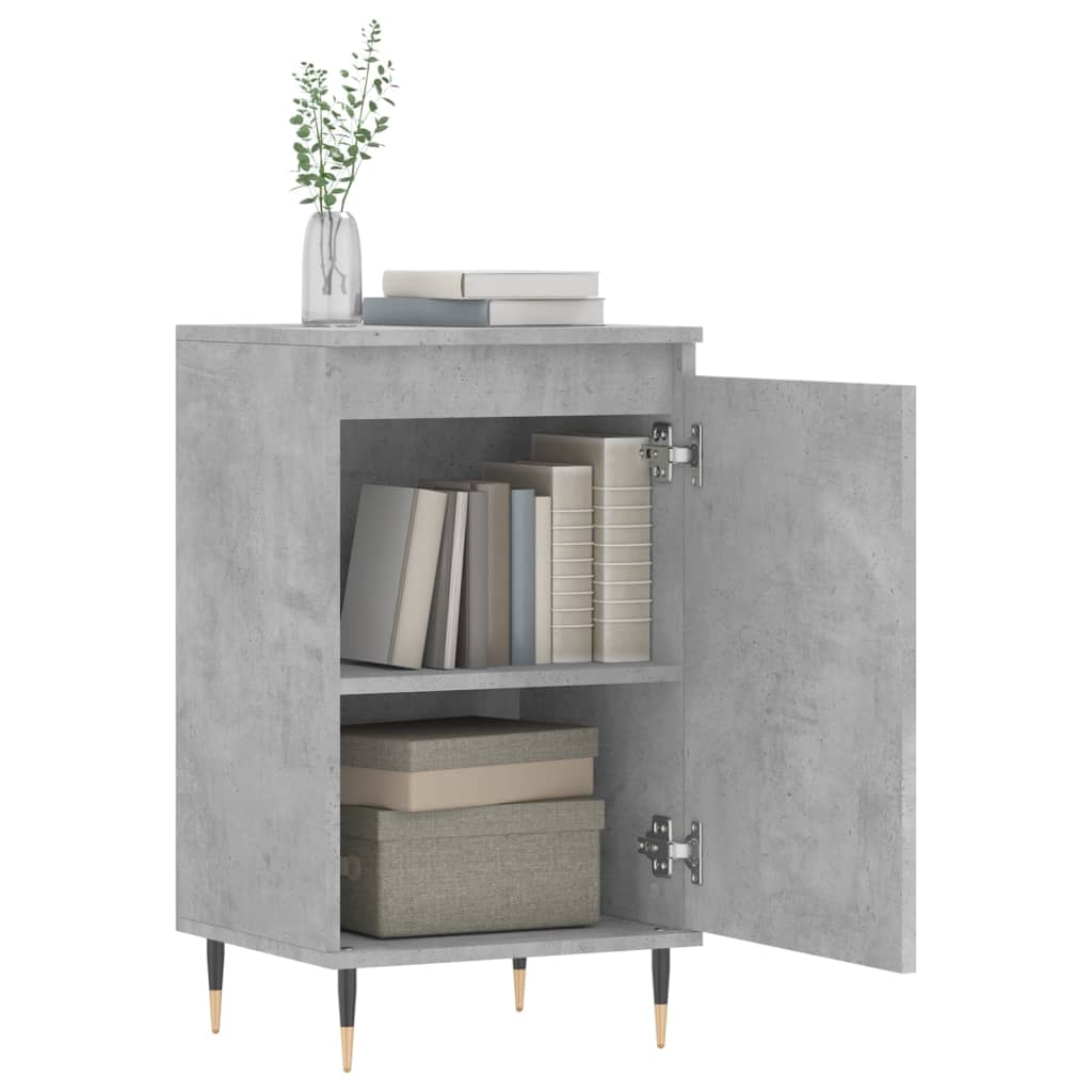 Sideboards 2 Stk. Betongrau 40x35x70 cm Holzwerkstoff - Pazzar.ch