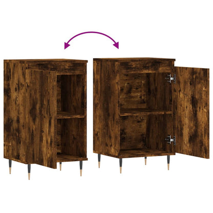 Sideboards 2 Stk. Räuchereiche 40x35x70 cm Holzwerkstoff - Pazzar.ch