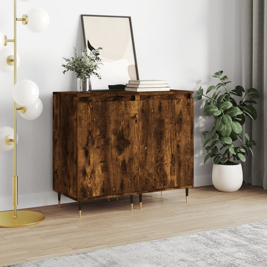 Sideboards 2 Stk. Räuchereiche 40x35x70 cm Holzwerkstoff - Pazzar.ch