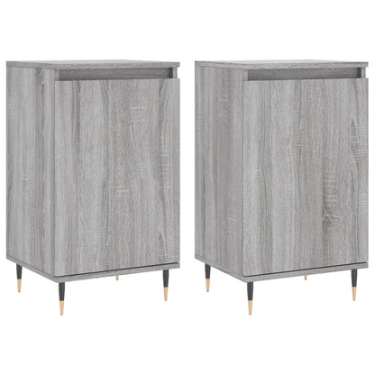 Sideboards 2 Stk. Grau Sonoma 40x35x70 cm Holzwerkstoff - Pazzar.ch