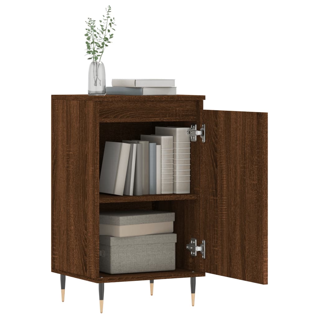 Sideboards 2 Stk. Braun Eichen-Optik 40x35x70 cm Holzwerkstoff - Pazzar.ch