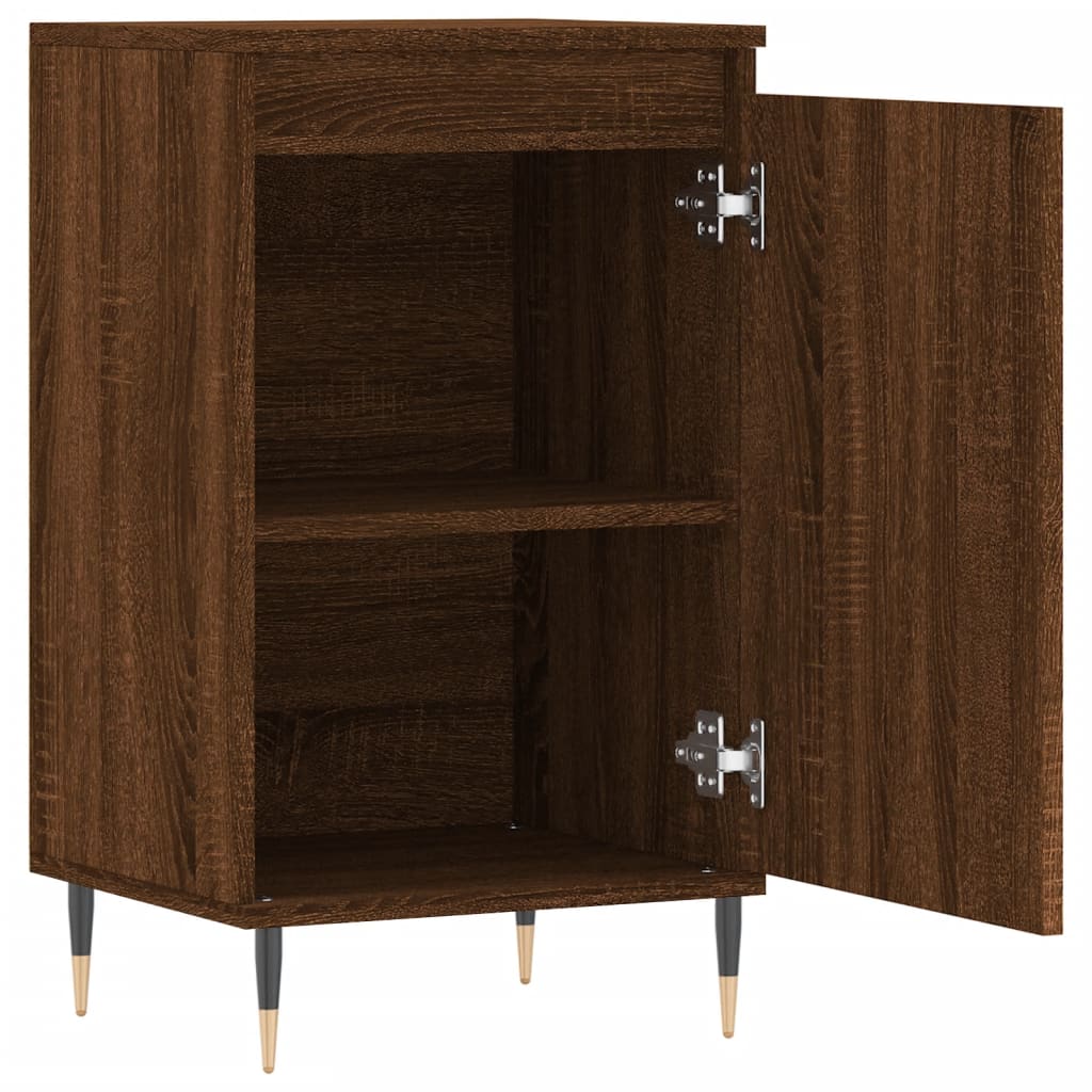 Sideboards 2 Stk. Braun Eichen-Optik 40x35x70 cm Holzwerkstoff - Pazzar.ch