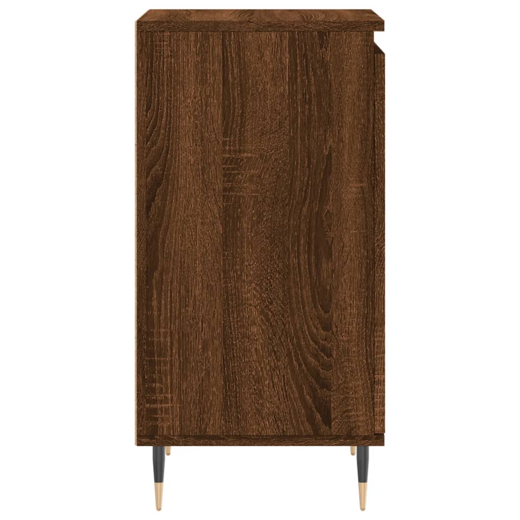 Sideboards 2 Stk. Braun Eichen-Optik 40x35x70 cm Holzwerkstoff - Pazzar.ch