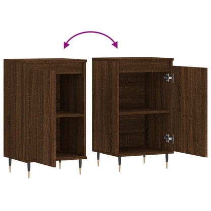 Sideboards 2 Stk. Braun Eichen-Optik 40x35x70 cm Holzwerkstoff - Pazzar.ch