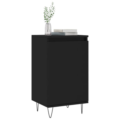 Sideboards 2 Stk. Schwarz 40x35x70 cm Holzwerkstoff - Pazzar.ch