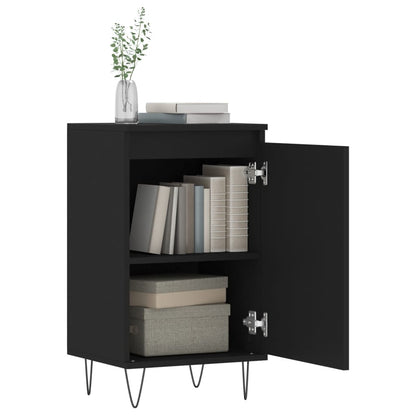 Sideboards 2 Stk. Schwarz 40x35x70 cm Holzwerkstoff - Pazzar.ch