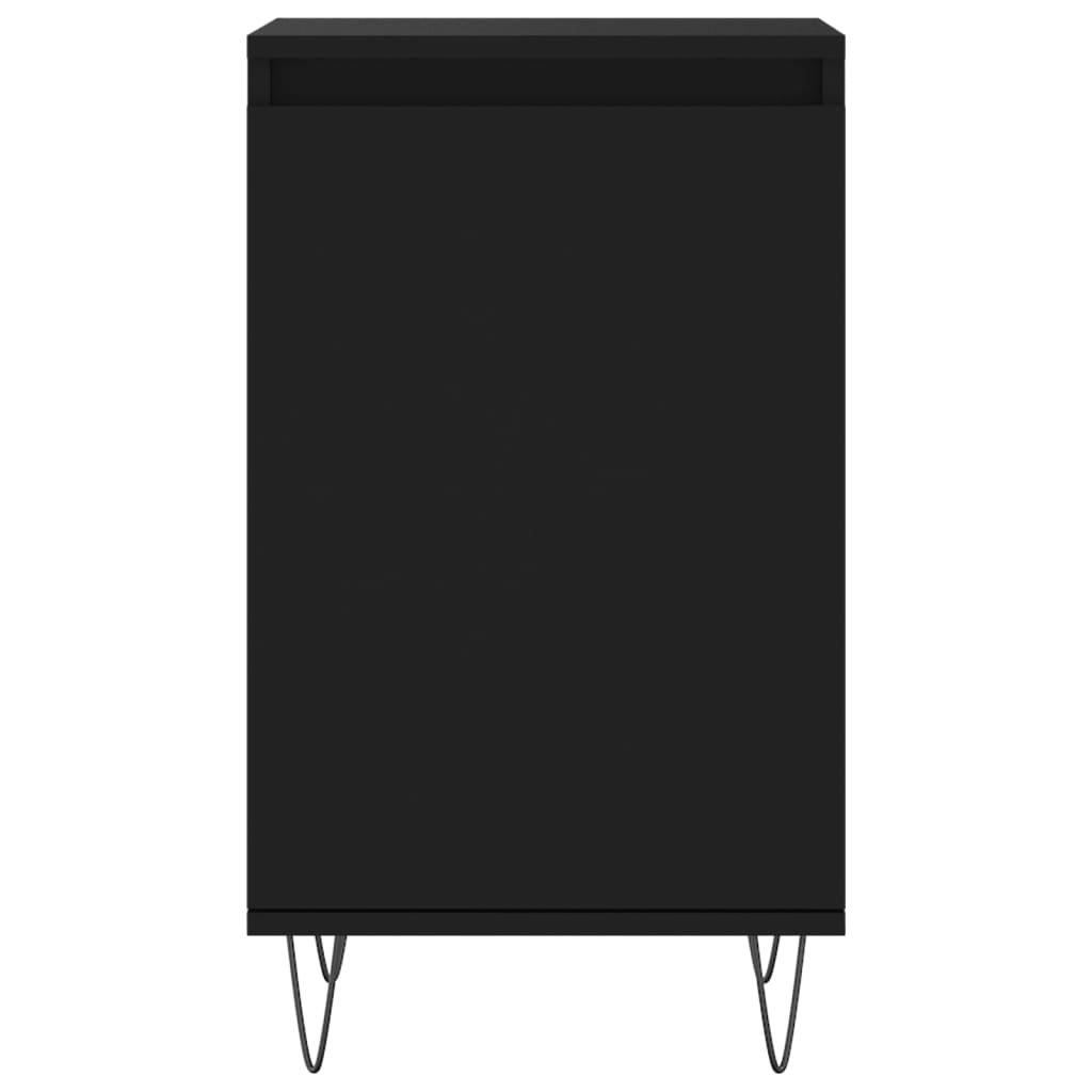 Sideboards 2 Stk. Schwarz 40x35x70 cm Holzwerkstoff - Pazzar.ch
