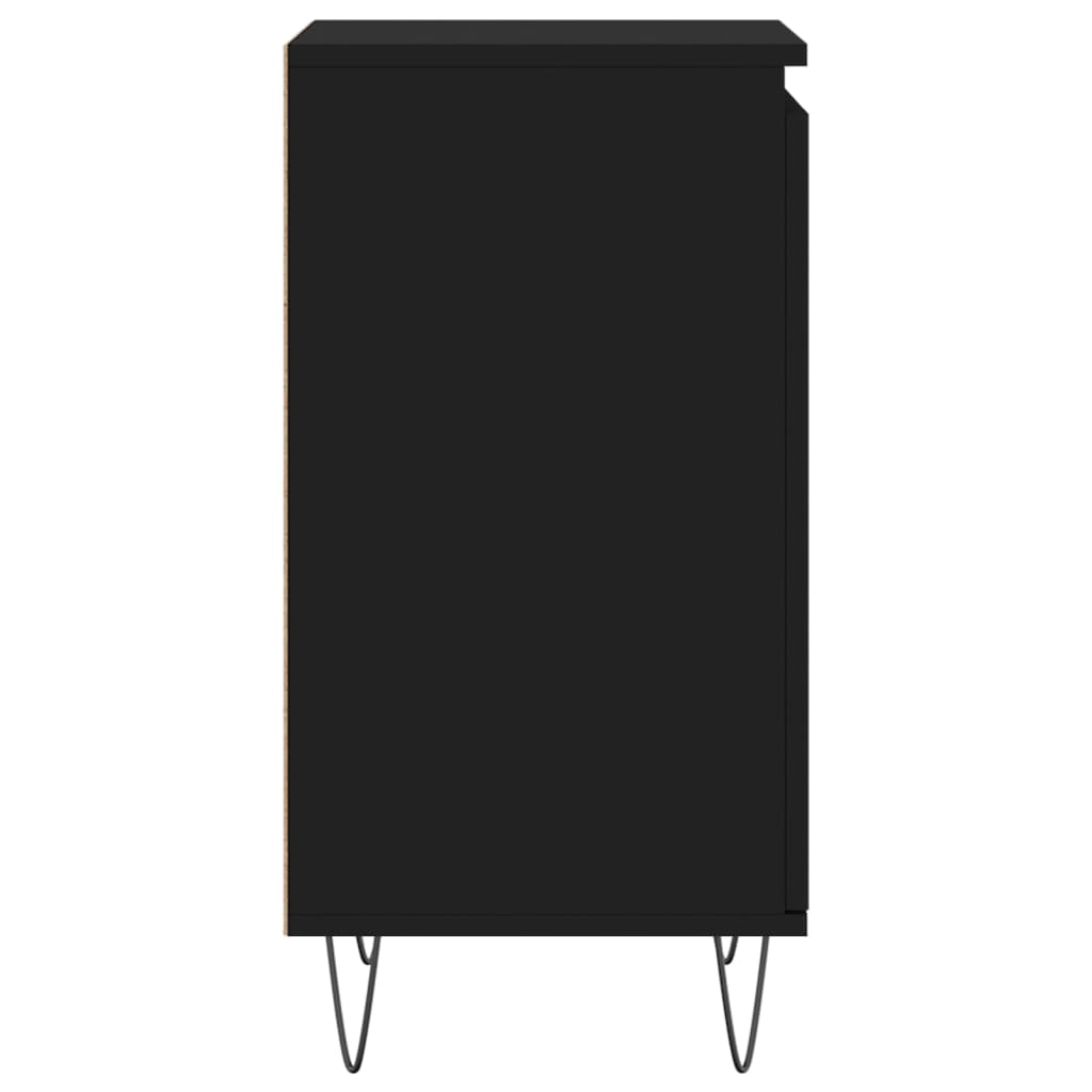 Sideboards 2 Stk. Schwarz 40x35x70 cm Holzwerkstoff - Pazzar.ch