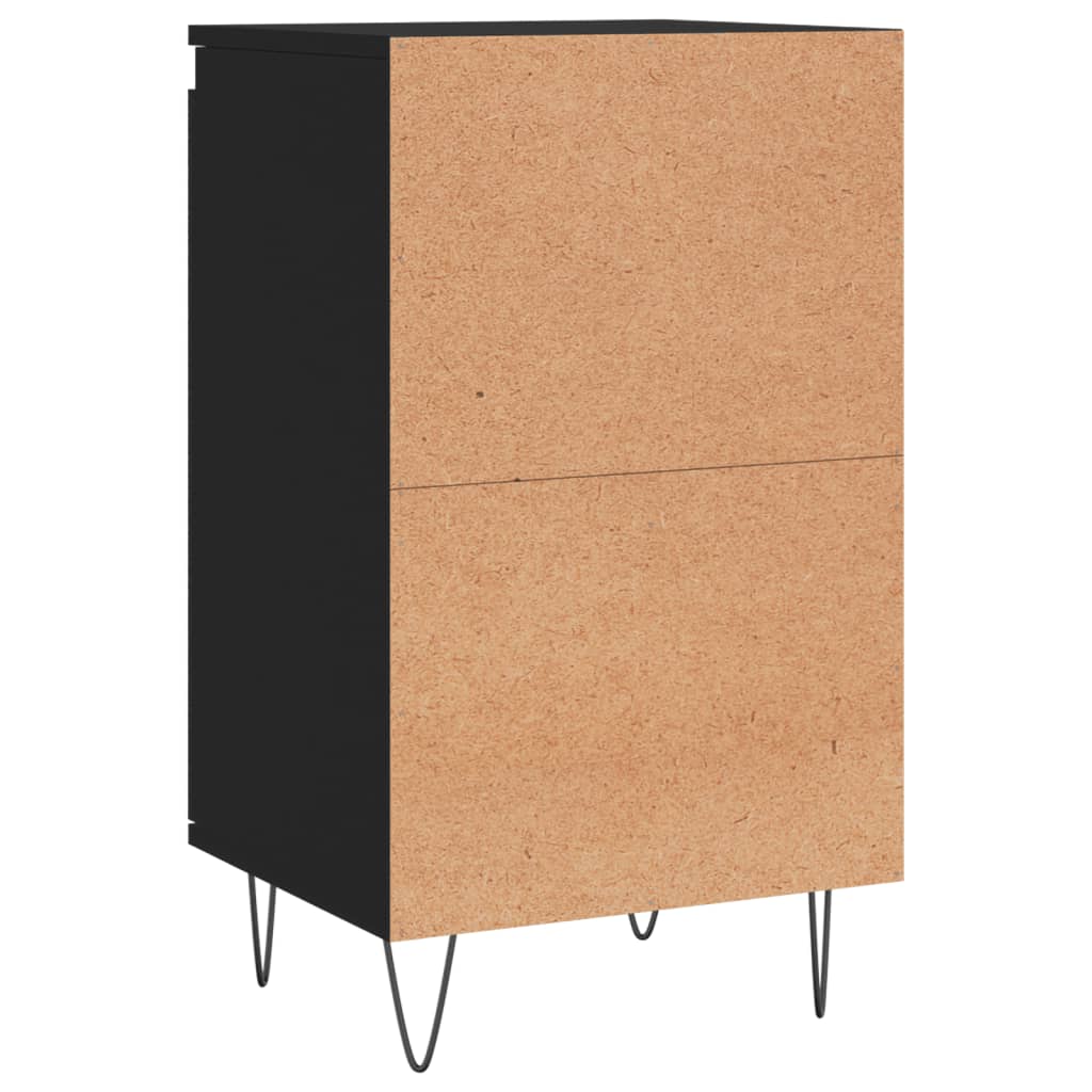 Sideboards 2 Stk. Schwarz 40x35x70 cm Holzwerkstoff - Pazzar.ch