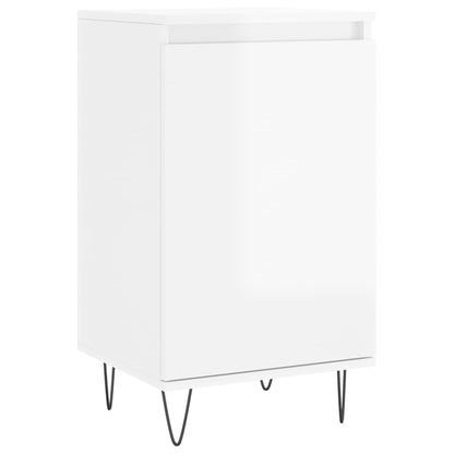 Sideboards 2 Stk. Hochglanz-Weiß 40x35x70 cm Holzwerkstoff - Pazzar.ch