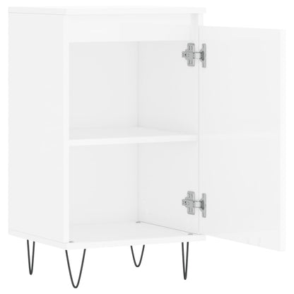 Sideboards 2 Stk. Hochglanz-Weiß 40x35x70 cm Holzwerkstoff - Pazzar.ch