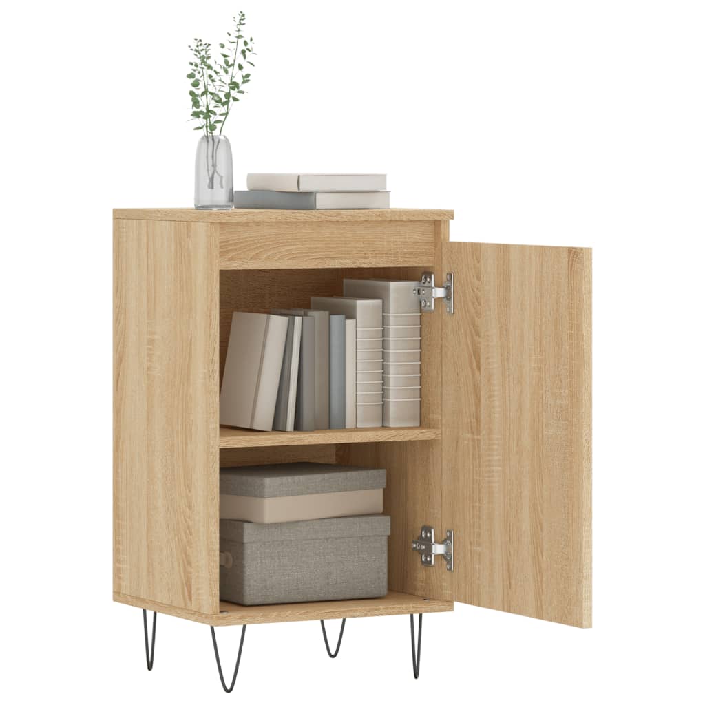 Sideboards 2 Stk. Sonoma-Eiche 40x35x70 cm Holzwerkstoff - Pazzar.ch