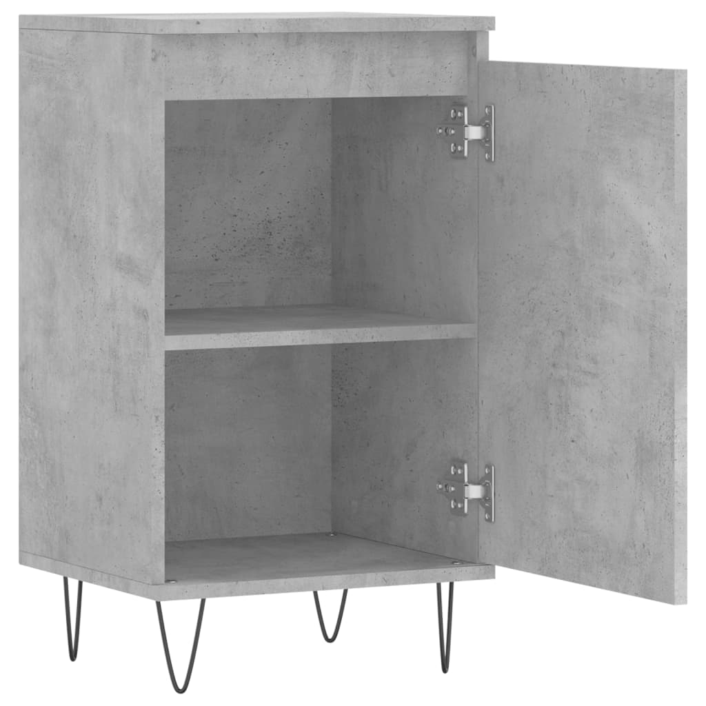 Sideboards 2 Stk. Betongrau 40x35x70 cm Holzwerkstoff - Pazzar.ch