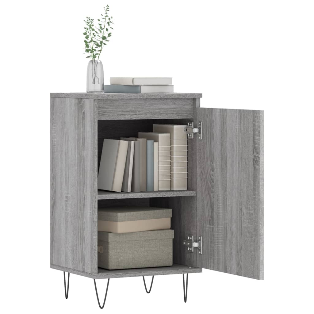 Sideboards 2 Stk. Grau Sonoma 40x35x70 cm Holzwerkstoff - Pazzar.ch