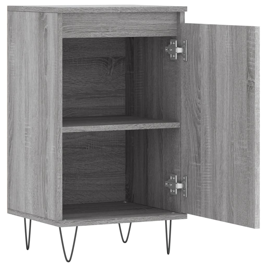 Sideboards 2 Stk. Grau Sonoma 40x35x70 cm Holzwerkstoff - Pazzar.ch
