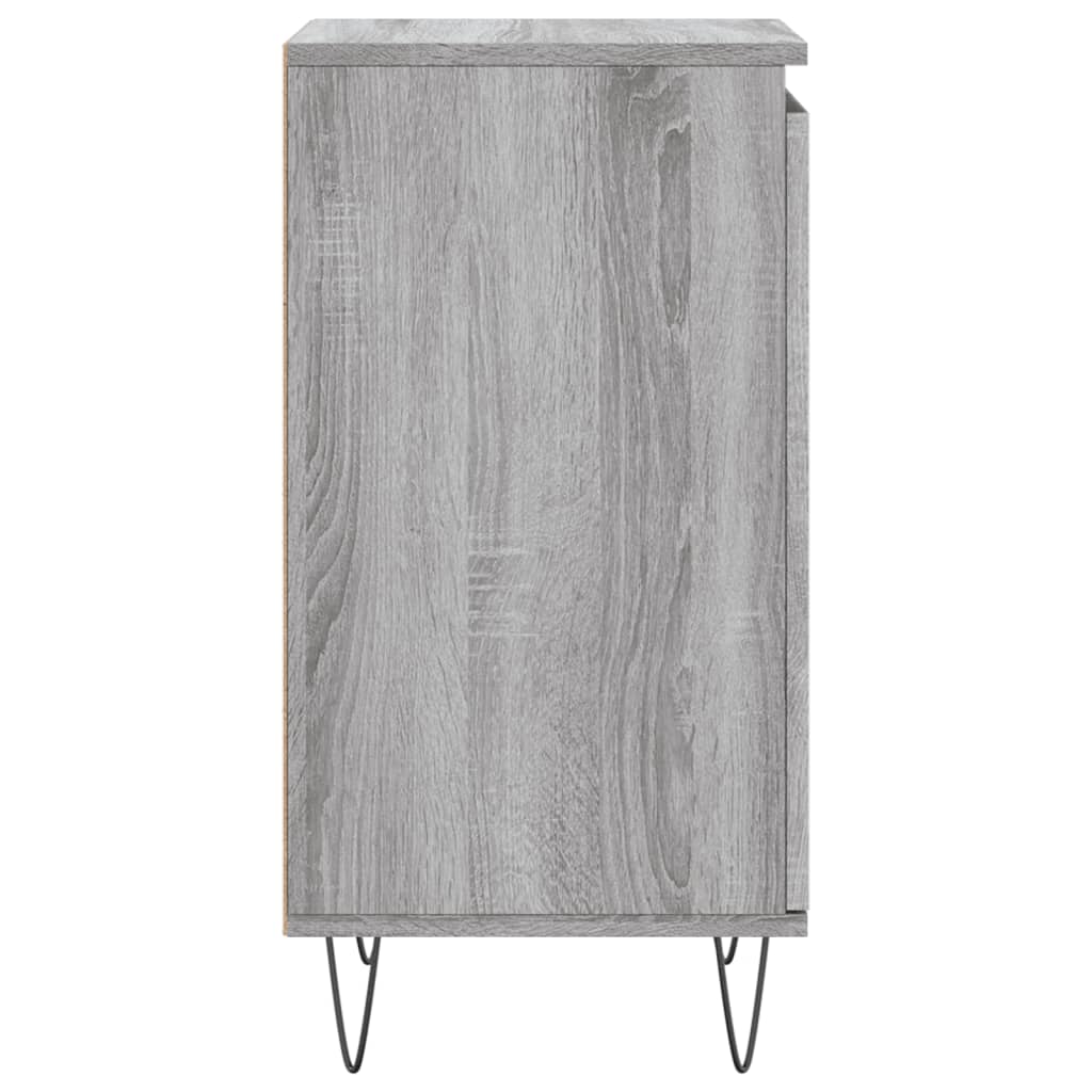Sideboards 2 Stk. Grau Sonoma 40x35x70 cm Holzwerkstoff - Pazzar.ch