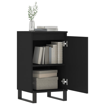 Sideboards 2 Stk. Schwarz 40x35x70 cm Holzwerkstoff - Pazzar.ch