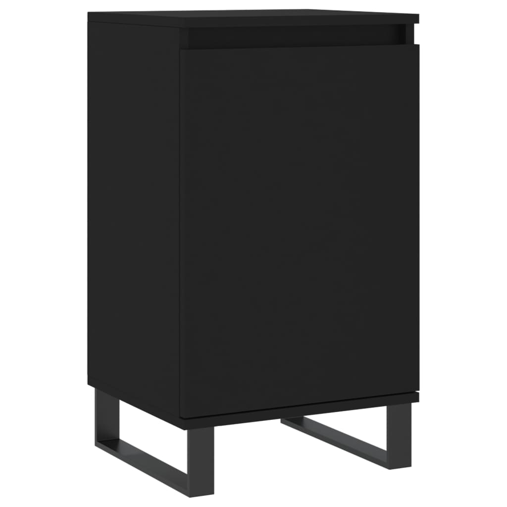 Sideboards 2 Stk. Schwarz 40x35x70 cm Holzwerkstoff - Pazzar.ch