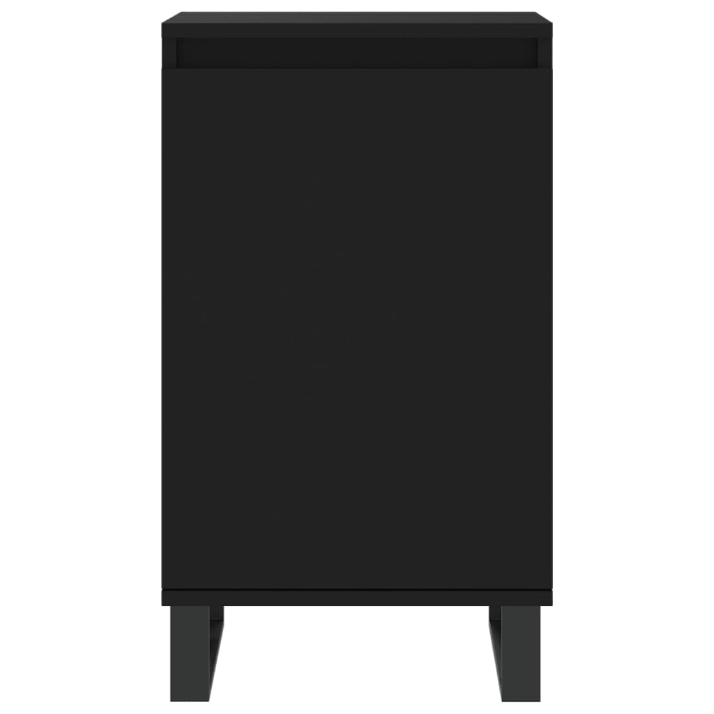 Sideboards 2 Stk. Schwarz 40x35x70 cm Holzwerkstoff - Pazzar.ch