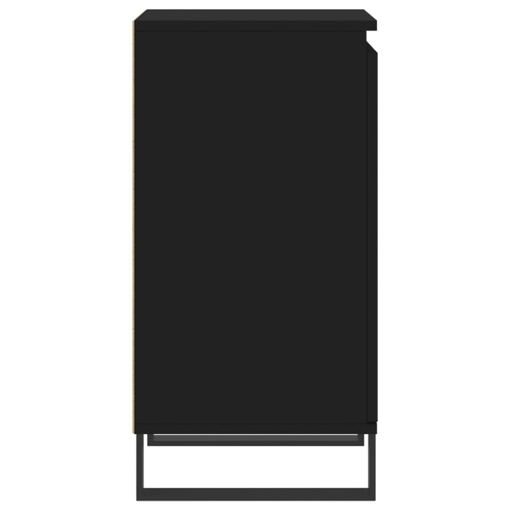 Sideboards 2 Stk. Schwarz 40x35x70 cm Holzwerkstoff - Pazzar.ch