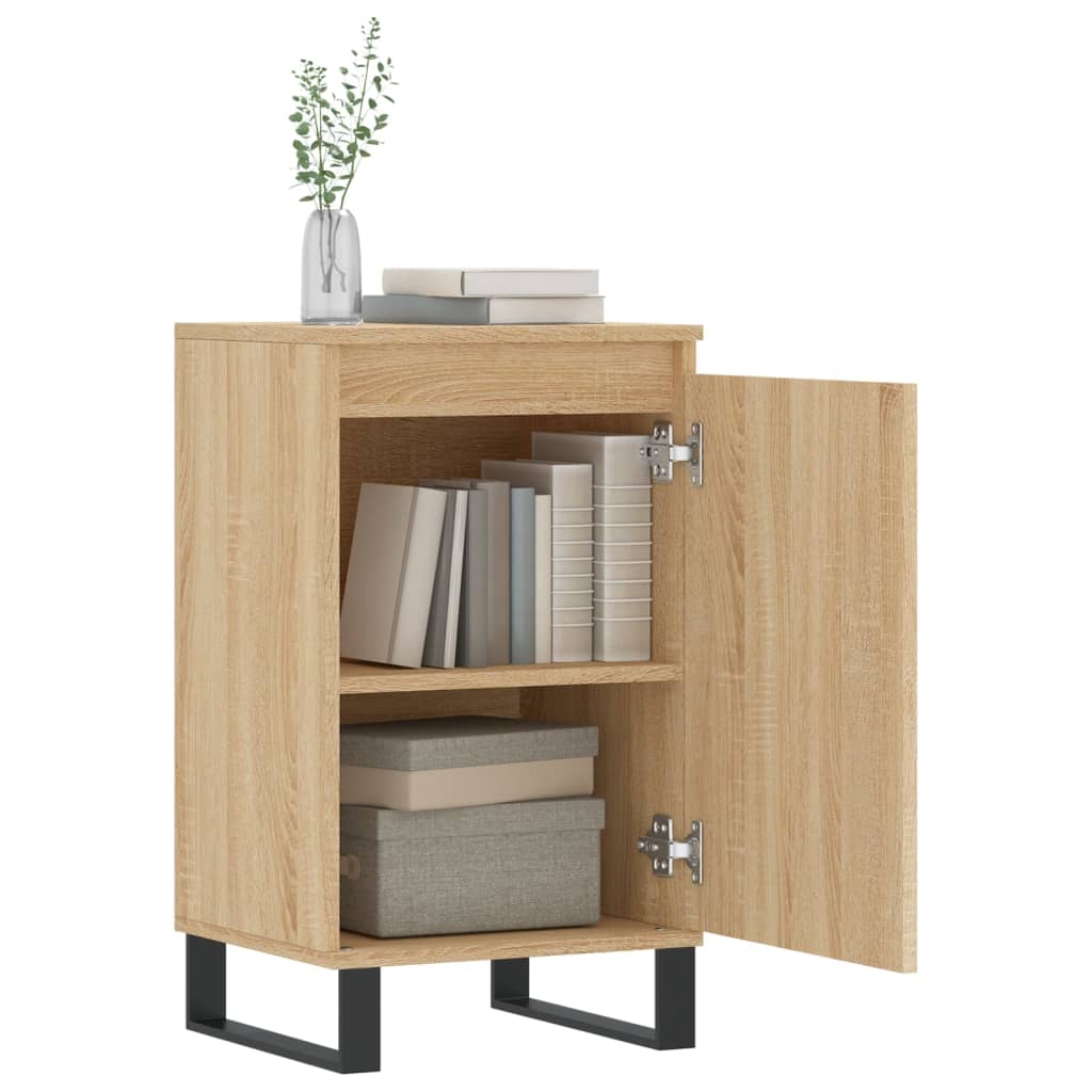 Sideboards 2 Stk. Sonoma-Eiche 40x35x70 cm Holzwerkstoff - Pazzar.ch