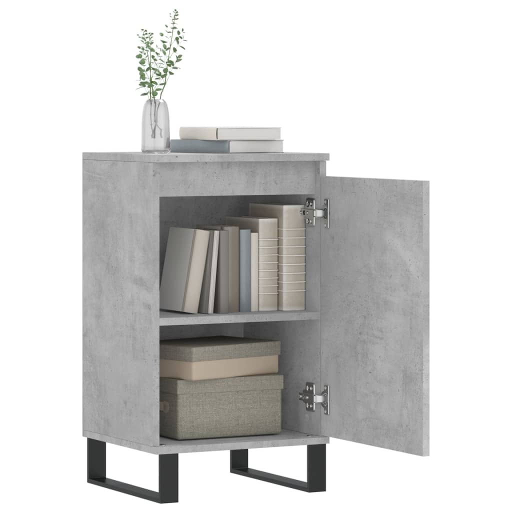 Sideboards 2 Stk. Betongrau 40x35x70 cm Holzwerkstoff - Pazzar.ch