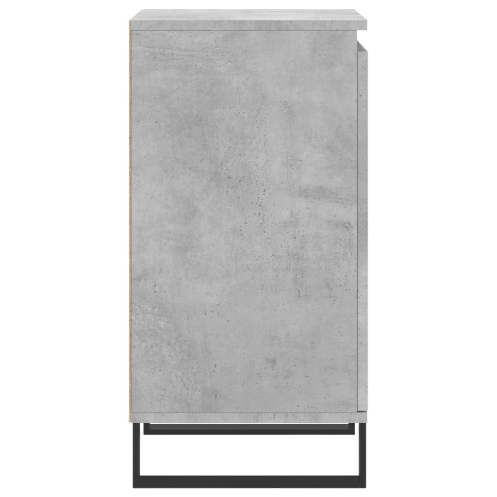 Sideboards 2 Stk. Betongrau 40x35x70 cm Holzwerkstoff - Pazzar.ch