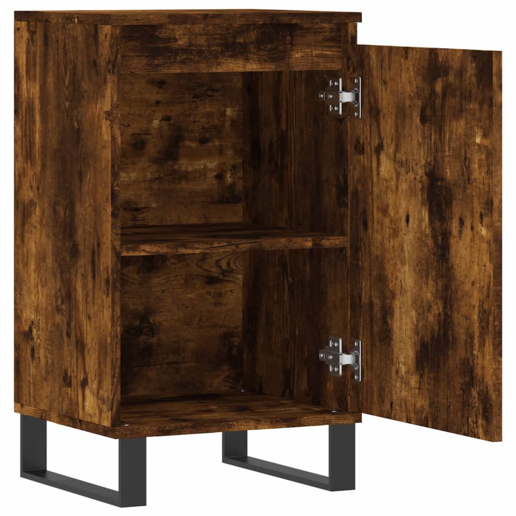 Sideboards 2 Stk. Räuchereiche 40x35x70 cm Holzwerkstoff - Pazzar.ch