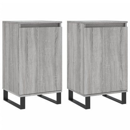 Sideboards 2 Stk. Grau Sonoma 40x35x70 cm Holzwerkstoff - Pazzar.ch