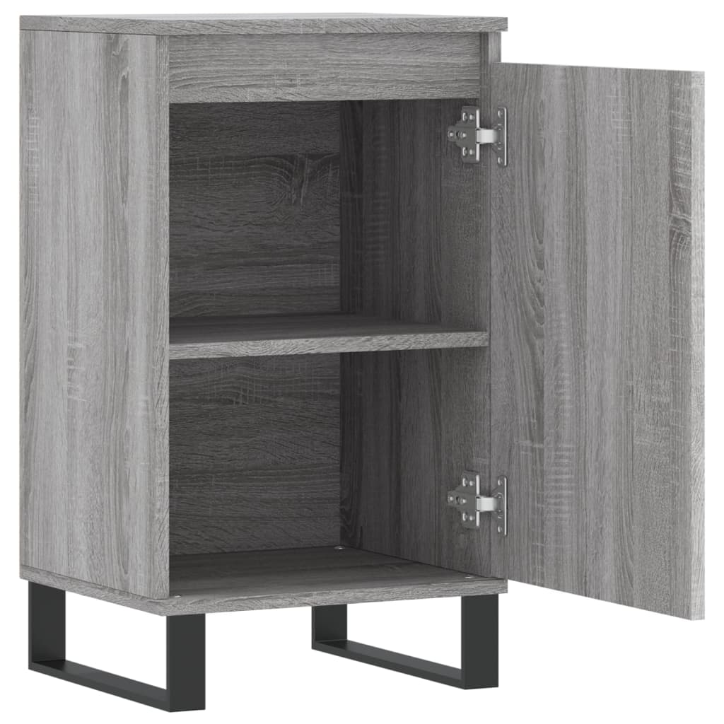 Sideboards 2 Stk. Grau Sonoma 40x35x70 cm Holzwerkstoff - Pazzar.ch