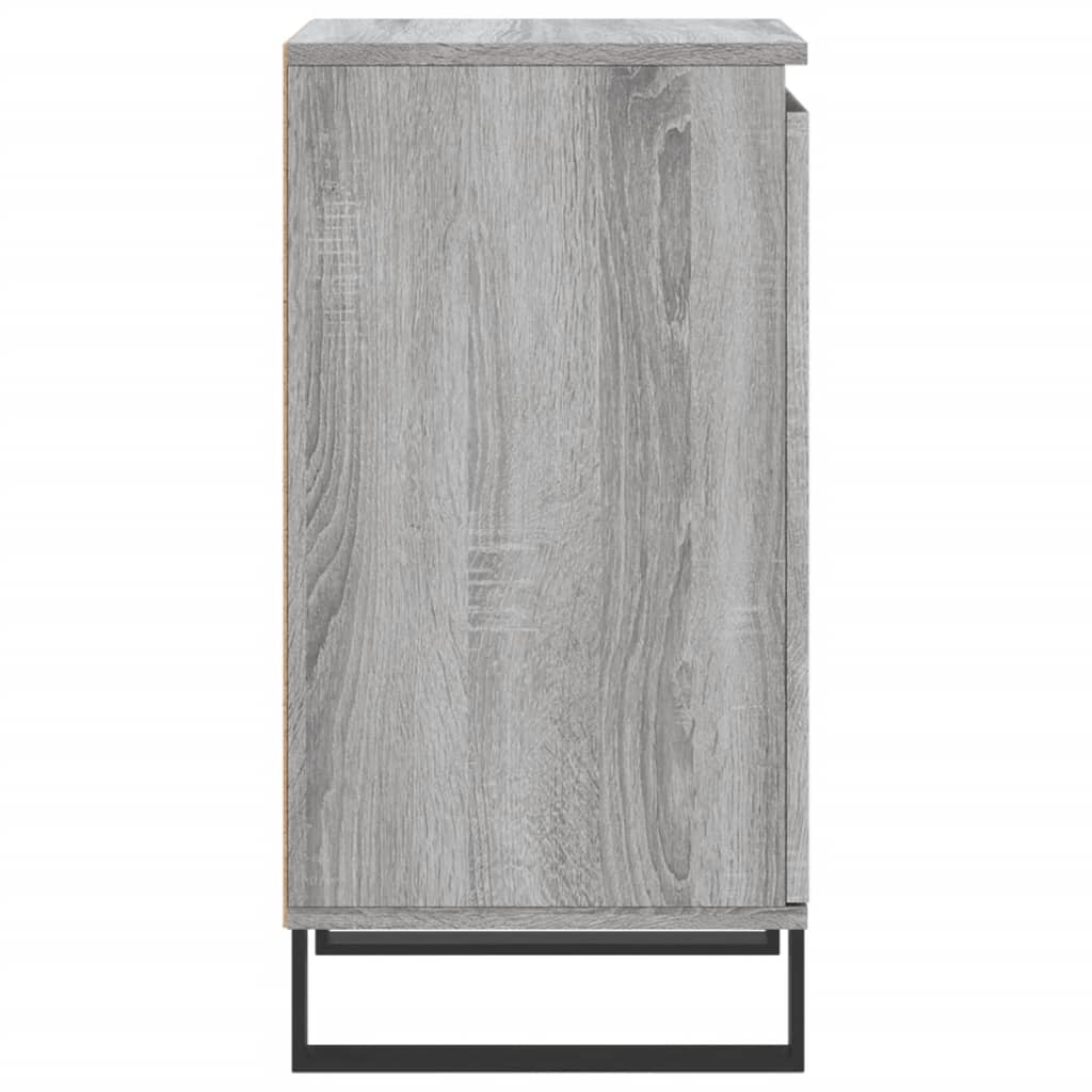 Sideboards 2 Stk. Grau Sonoma 40x35x70 cm Holzwerkstoff - Pazzar.ch