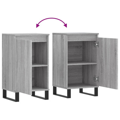 Sideboards 2 Stk. Grau Sonoma 40x35x70 cm Holzwerkstoff - Pazzar.ch