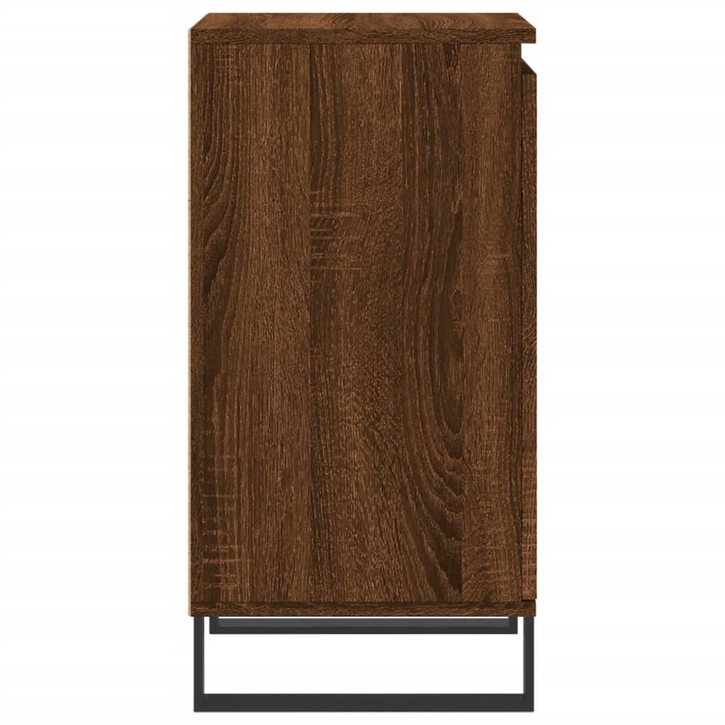 Sideboards 2 Stk. Braun Eichen-Optik 40x35x70 cm Holzwerkstoff - Pazzar.ch