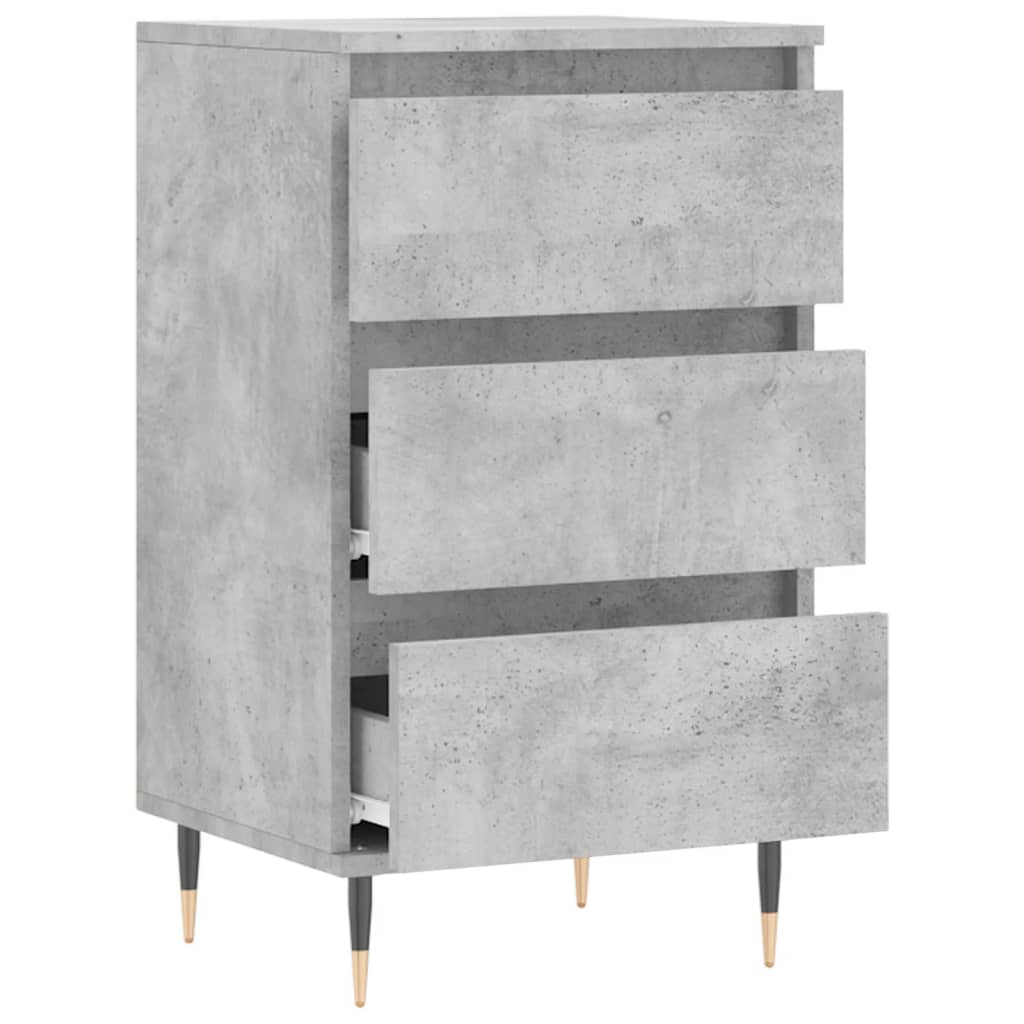 Sideboard Betongrau 40x35x70 cm Holzwerkstoff - Pazzar.ch