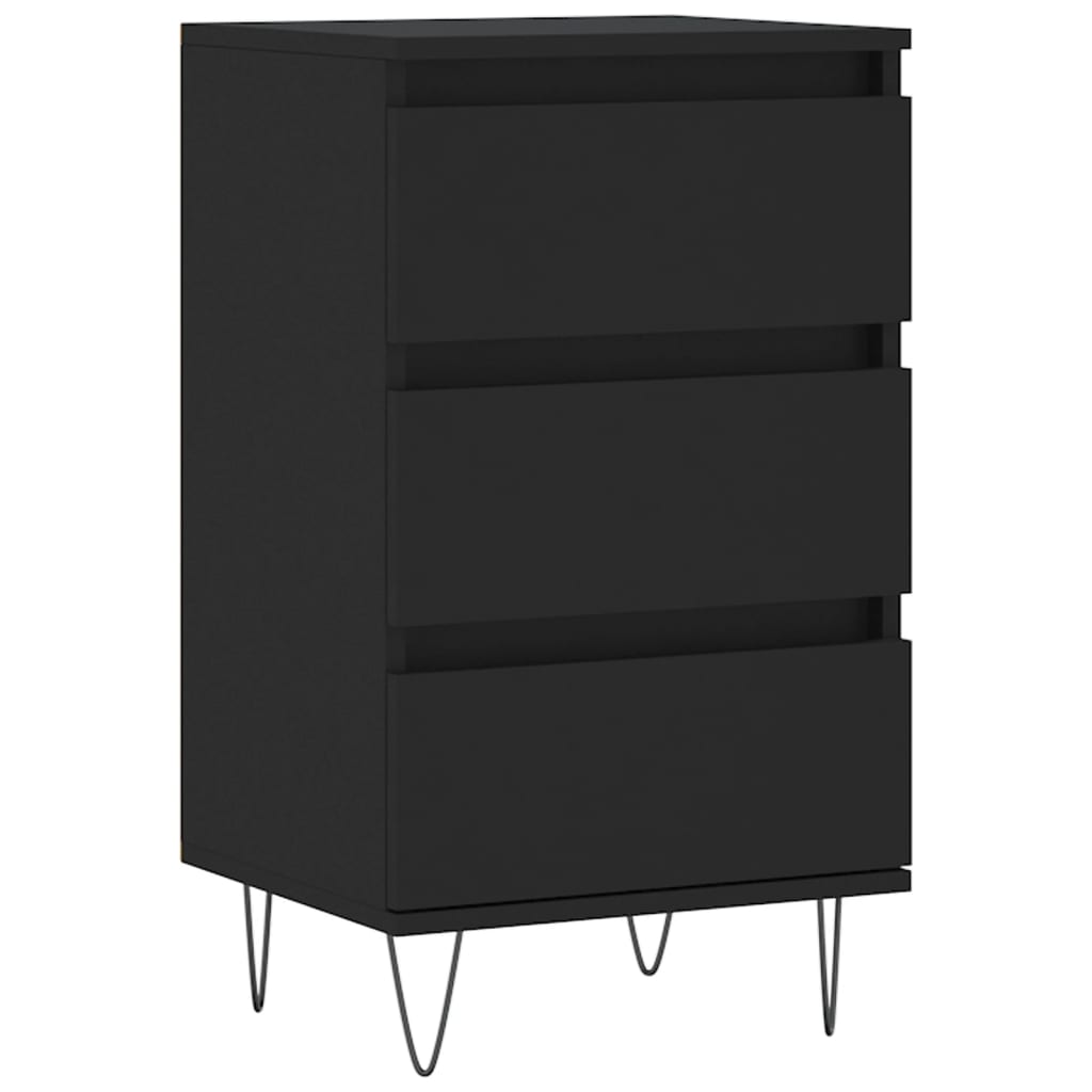 Sideboard Schwarz 40x35x70 cm Holzwerkstoff - Pazzar.ch