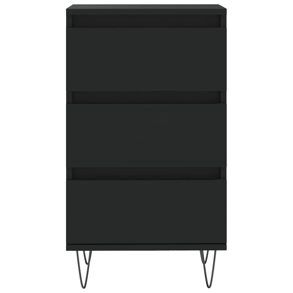 Sideboard Schwarz 40x35x70 cm Holzwerkstoff - Pazzar.ch