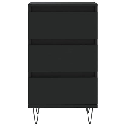 Sideboard Schwarz 40x35x70 cm Holzwerkstoff - Pazzar.ch