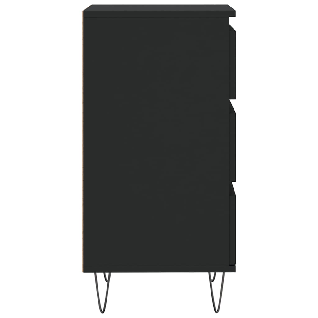 Sideboard Schwarz 40x35x70 cm Holzwerkstoff - Pazzar.ch
