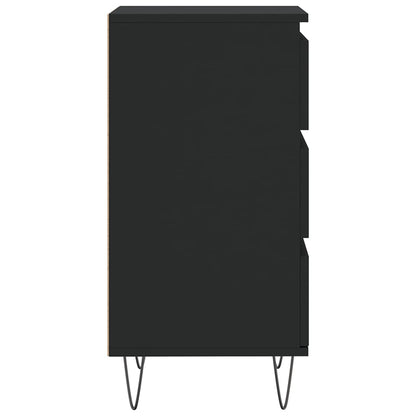 Sideboard Schwarz 40x35x70 cm Holzwerkstoff - Pazzar.ch