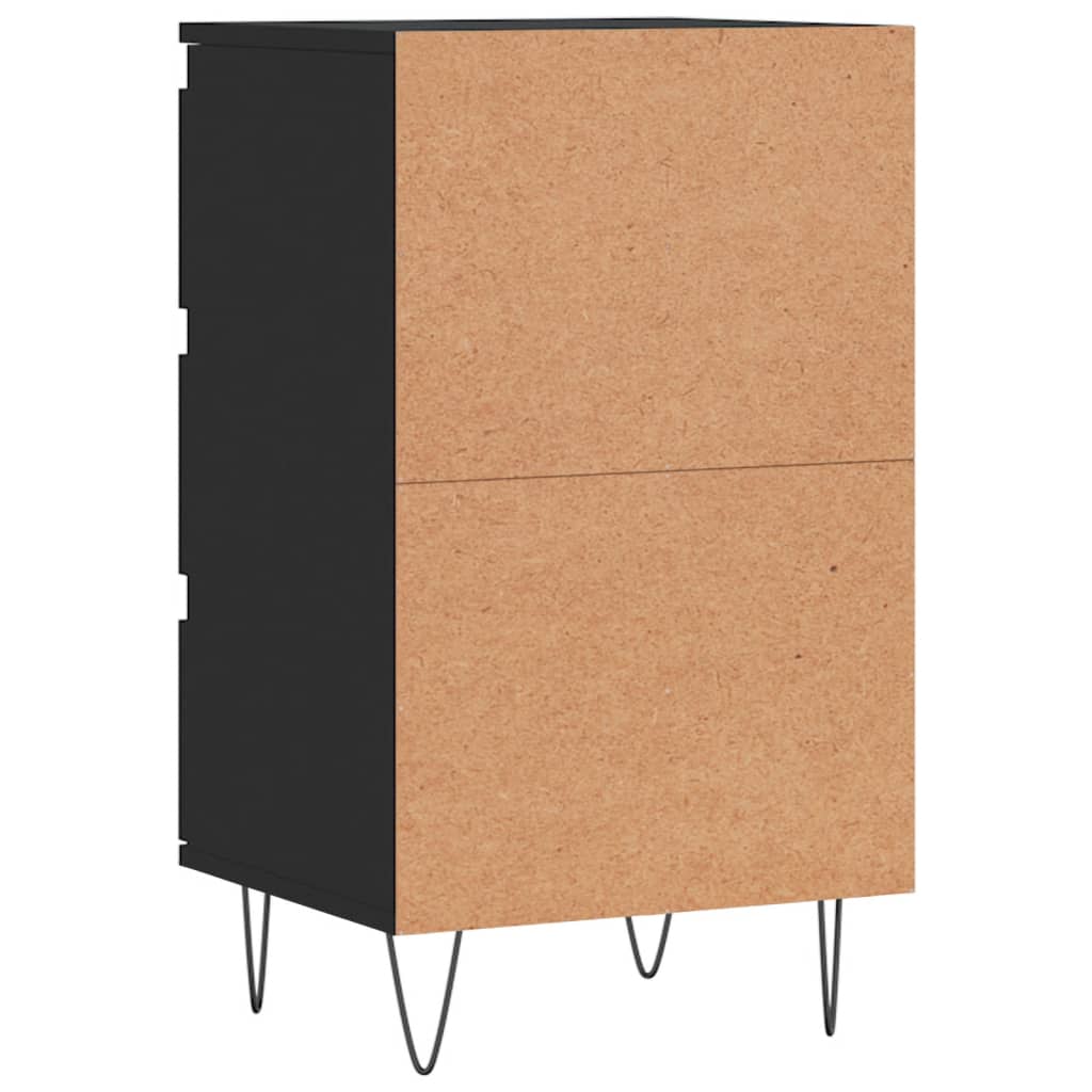 Sideboard Schwarz 40x35x70 cm Holzwerkstoff - Pazzar.ch