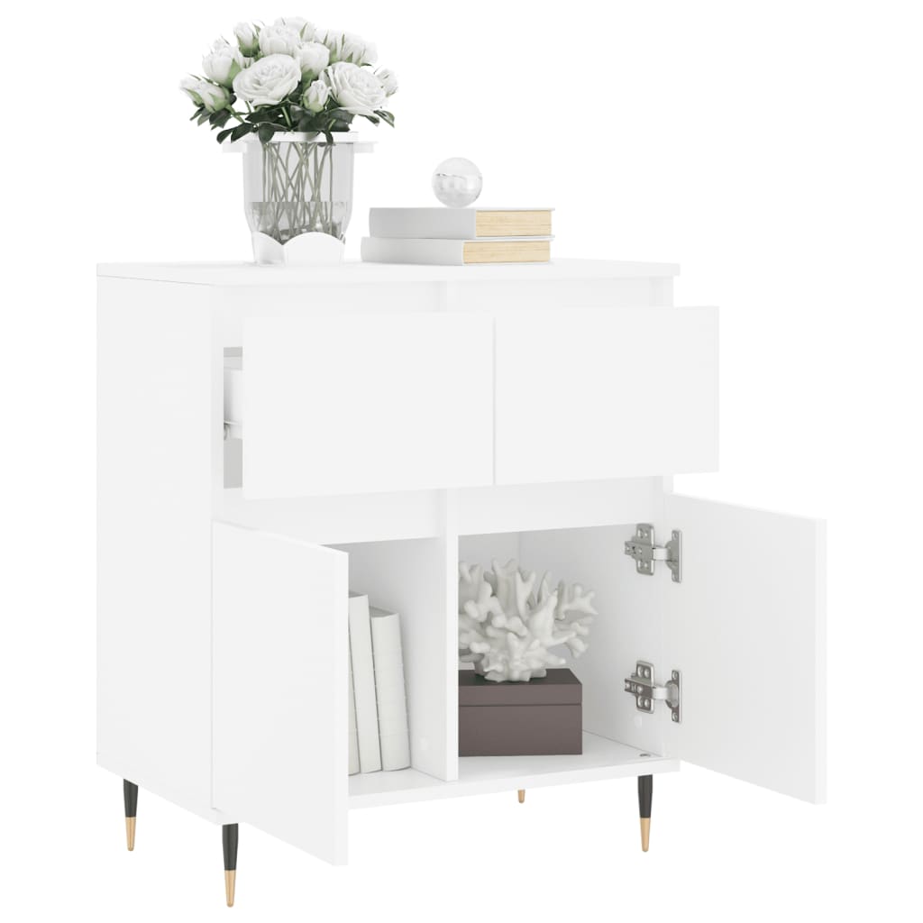 Sideboard Weiß 60x35x70 cm Holzwerkstoff - Pazzar.ch
