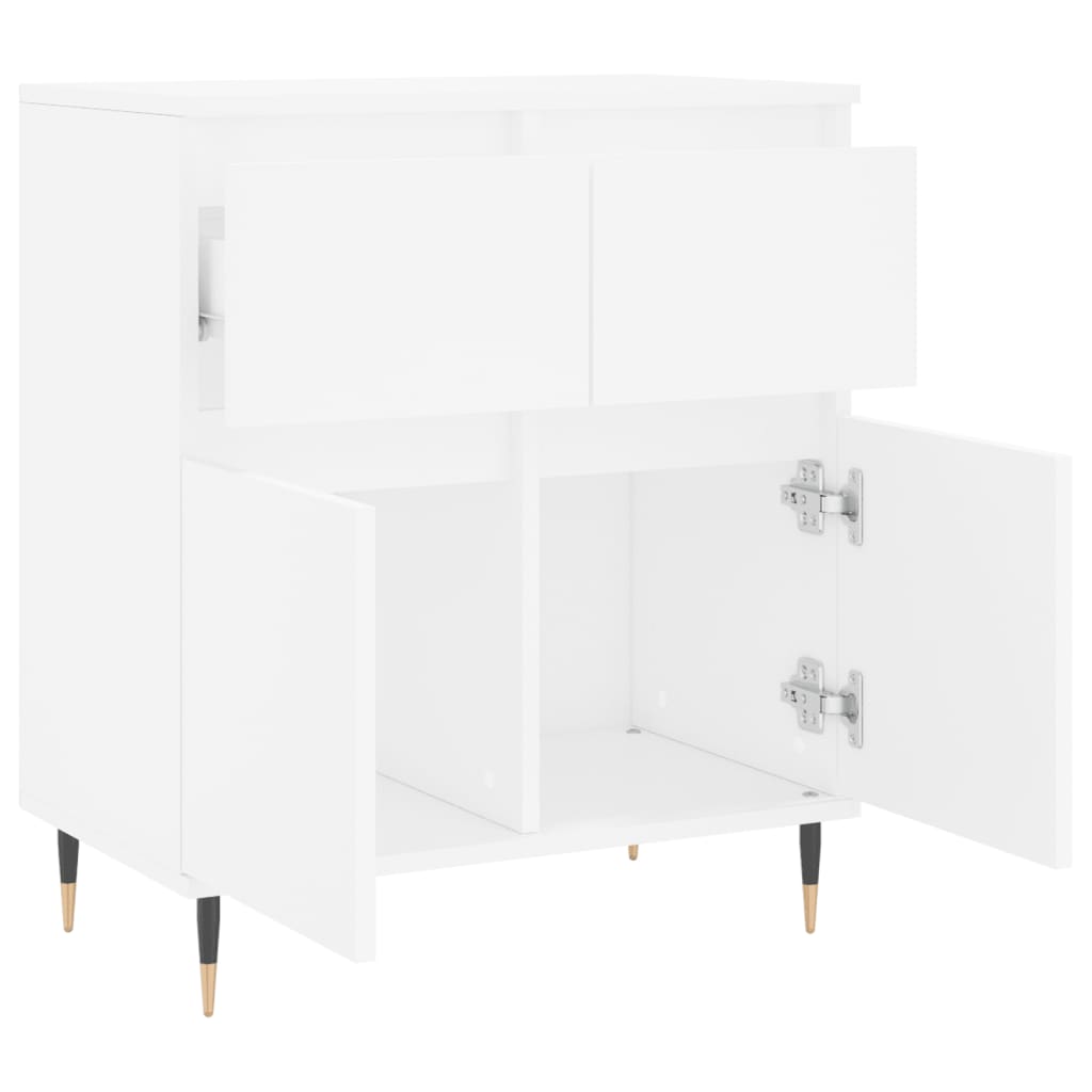Sideboard Weiß 60x35x70 cm Holzwerkstoff - Pazzar.ch