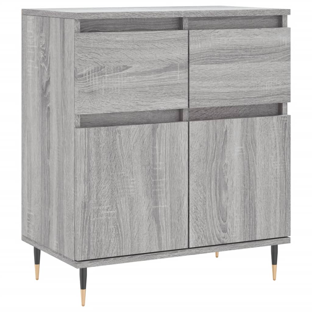 Sideboard Grau Sonoma 60x35x70 cm Holzwerkstoff - Pazzar.ch