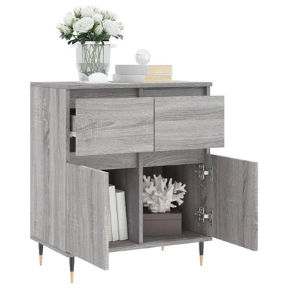 Sideboard Grau Sonoma 60x35x70 cm Holzwerkstoff - Pazzar.ch
