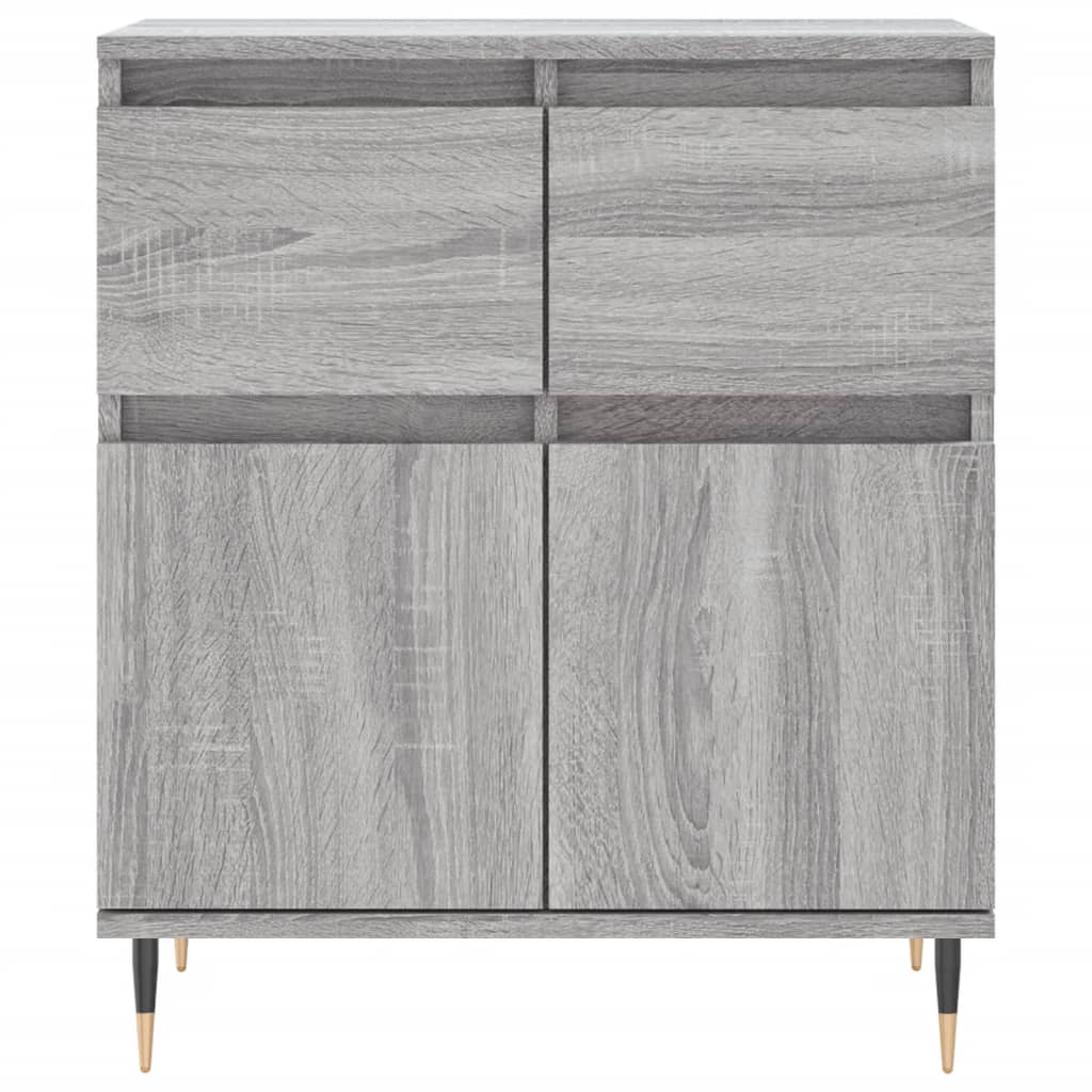 Sideboard Grau Sonoma 60x35x70 cm Holzwerkstoff - Pazzar.ch