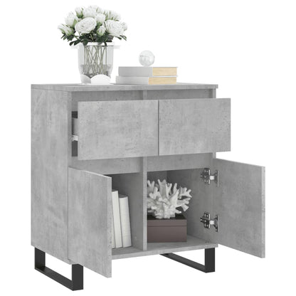 Sideboard Betongrau 60x35x70 cm Holzwerkstoff - Pazzar.ch