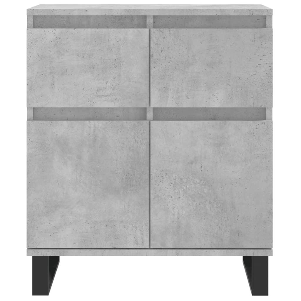 Sideboard Betongrau 60x35x70 cm Holzwerkstoff - Pazzar.ch