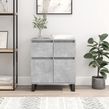Sideboard Betongrau 60x35x70 cm Holzwerkstoff - Pazzar.ch