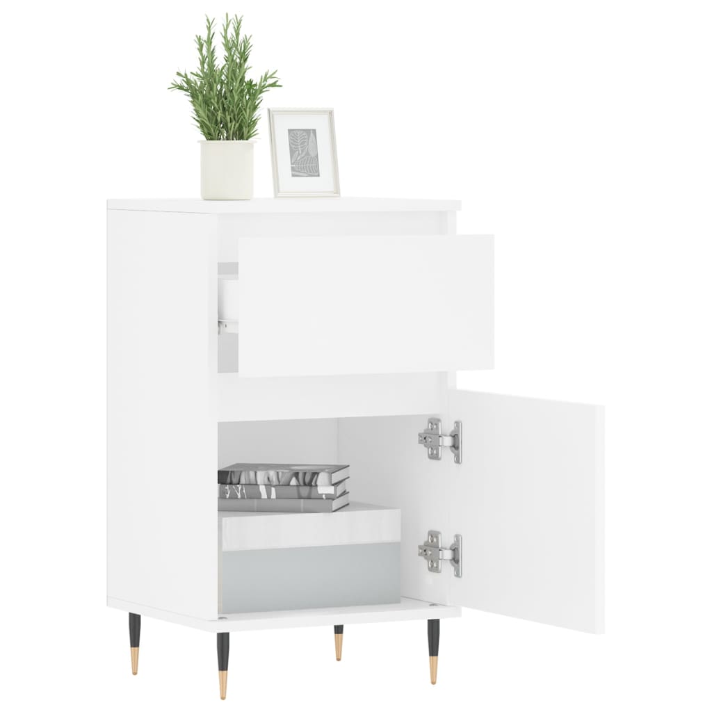 Sideboards 2 Stk. Weiß 40x35x70 cm Holzwerkstoff - Pazzar.ch