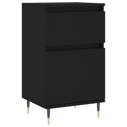 Sideboards 2 Stk. Schwarz 40x35x70 cm Holzwerkstoff - Pazzar.ch